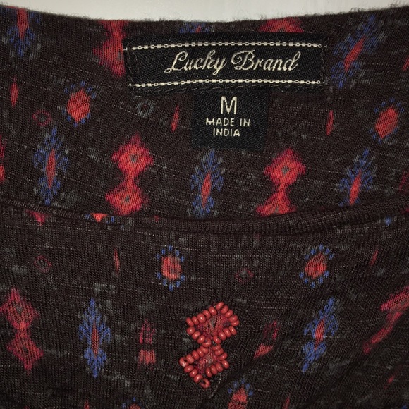 Soft multi-colored flowy t-shirt - Picture 3 of 4